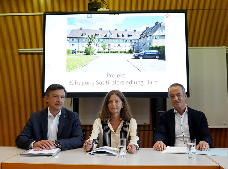 Ergebnisse der Bewohnerbefragung in der Südtirolersiedlung Hard    Image