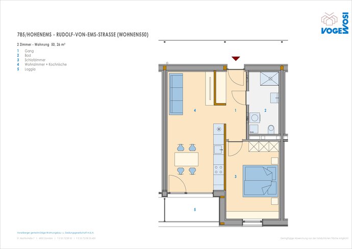 Hohenems - Rudolf-von-Ems-Straße (WOHNEN550)